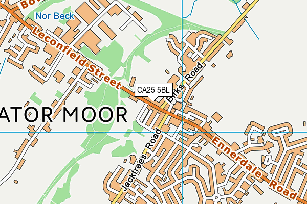 Map of CLEATOR MOOR SPICE LTD at district scale