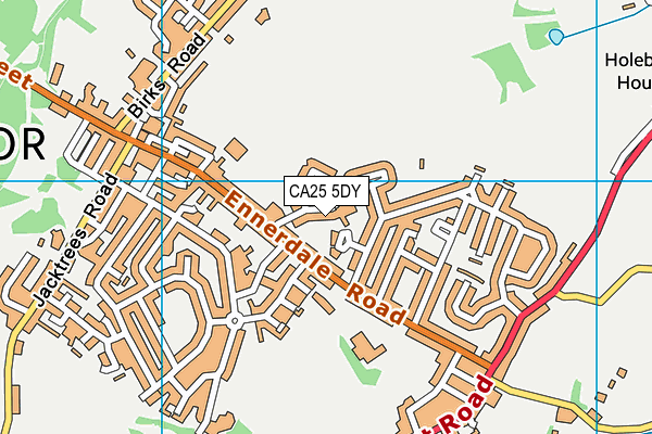 CA25 5DY map - OS VectorMap District (Ordnance Survey)