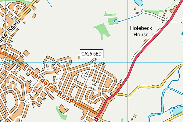 CA25 5ED map - OS VectorMap District (Ordnance Survey)