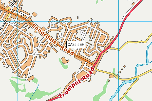 CA25 5EH map - OS VectorMap District (Ordnance Survey)