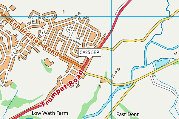 CA25 5EP map - OS VectorMap District (Ordnance Survey)