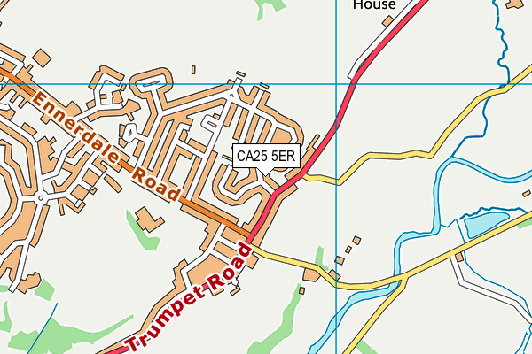 CA25 5ER map - OS VectorMap District (Ordnance Survey)