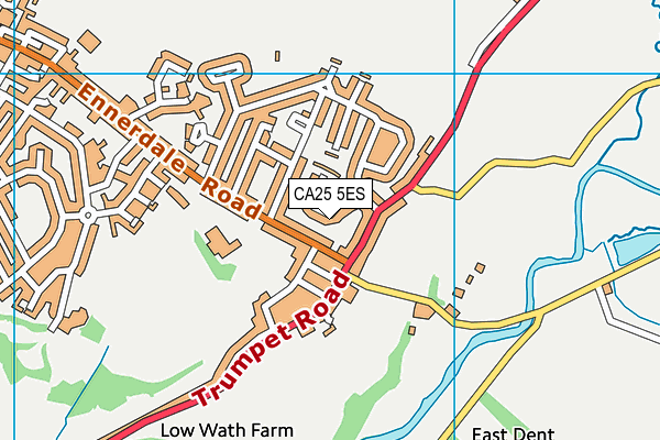 CA25 5ES map - OS VectorMap District (Ordnance Survey)