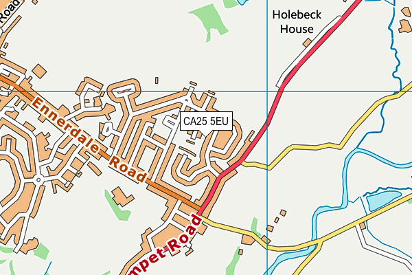 CA25 5EU map - OS VectorMap District (Ordnance Survey)