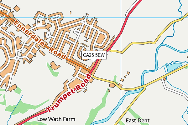 CA25 5EW map - OS VectorMap District (Ordnance Survey)