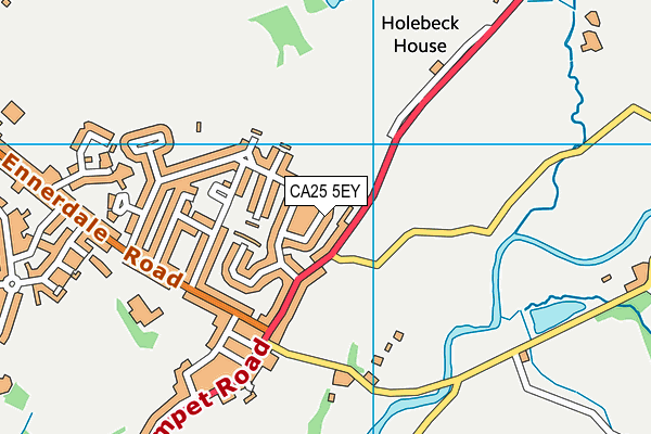CA25 5EY map - OS VectorMap District (Ordnance Survey)