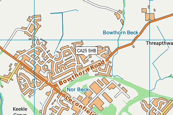 CA25 5HB map - OS VectorMap District (Ordnance Survey)