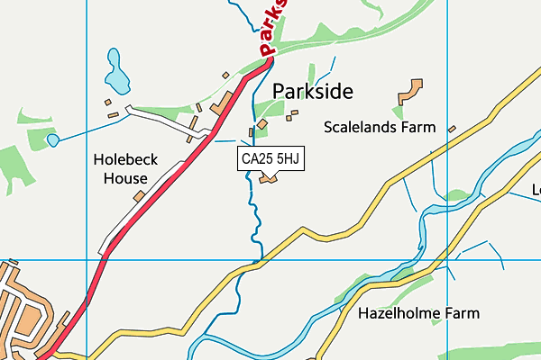 CA25 5HJ map - OS VectorMap District (Ordnance Survey)