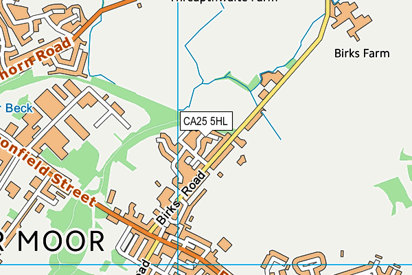 CA25 5HL map - OS VectorMap District (Ordnance Survey)