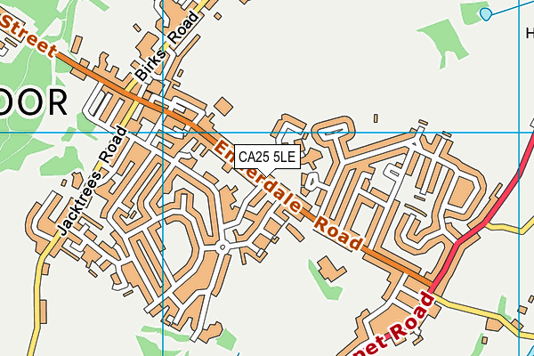 CA25 5LE map - OS VectorMap District (Ordnance Survey)