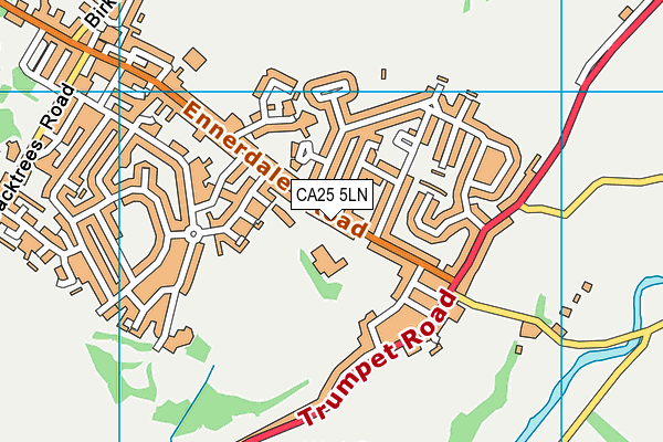 CA25 5LN map - OS VectorMap District (Ordnance Survey)