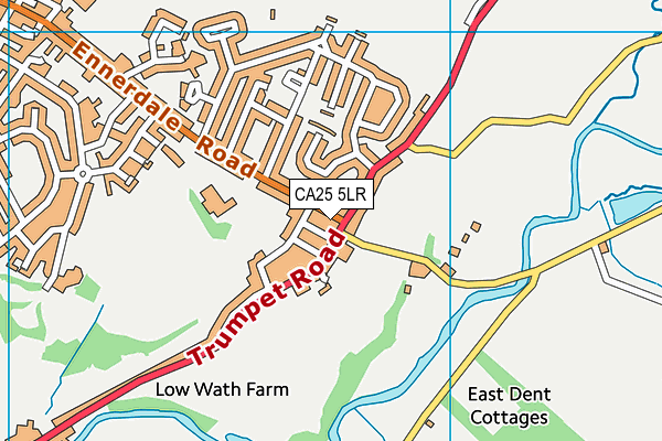 CA25 5LR map - OS VectorMap District (Ordnance Survey)