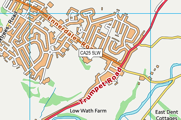 Cleator Moor Nursery School map (CA25 5LW) - OS VectorMap District (Ordnance Survey)
