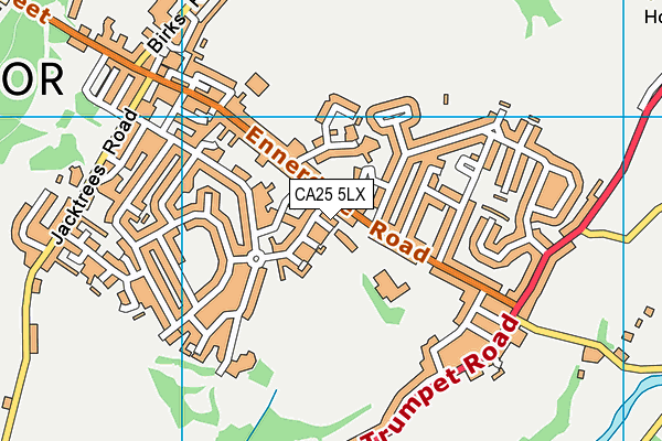 CA25 5LX map - OS VectorMap District (Ordnance Survey)