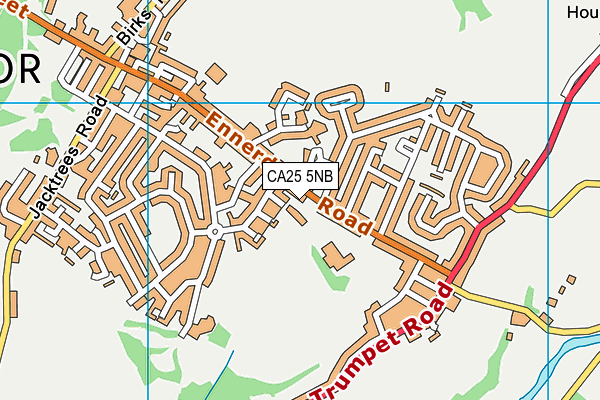 CA25 5NB map - OS VectorMap District (Ordnance Survey)