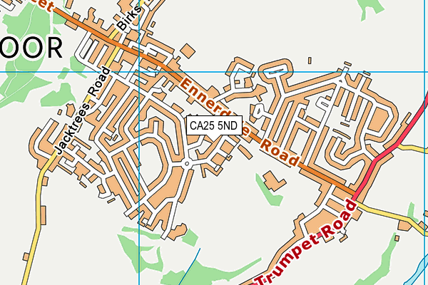 CA25 5ND map - OS VectorMap District (Ordnance Survey)