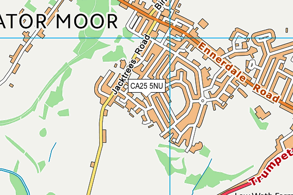 CA25 5NU map - OS VectorMap District (Ordnance Survey)