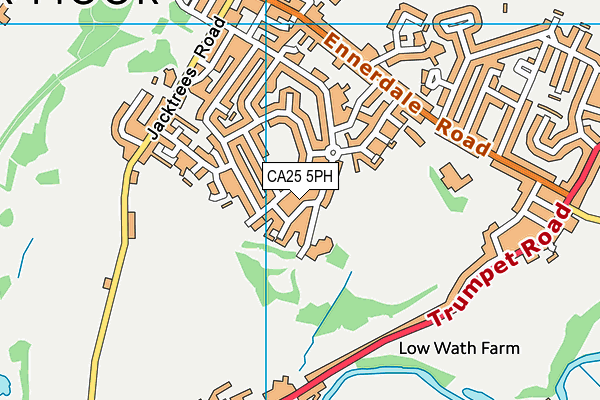 CA25 5PH map - OS VectorMap District (Ordnance Survey)