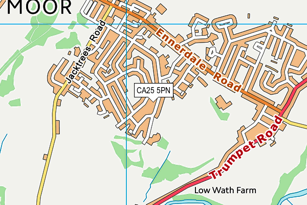 CA25 5PN map - OS VectorMap District (Ordnance Survey)