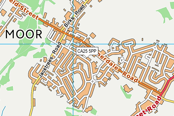 CA25 5PP map - OS VectorMap District (Ordnance Survey)