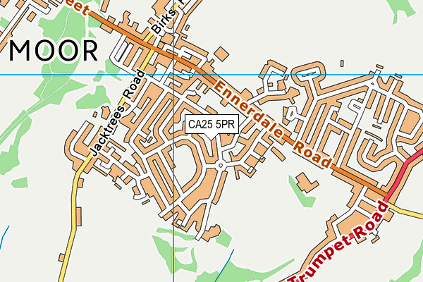 CA25 5PR map - OS VectorMap District (Ordnance Survey)