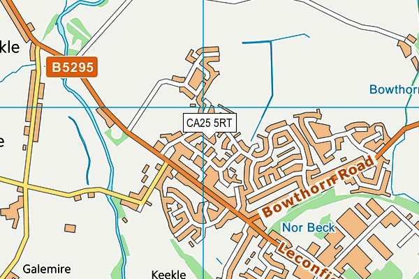 CA25 5RT map - OS VectorMap District (Ordnance Survey)