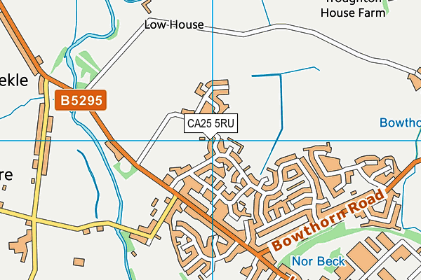 CA25 5RU map - OS VectorMap District (Ordnance Survey)