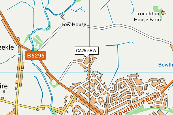 CA25 5RW map - OS VectorMap District (Ordnance Survey)