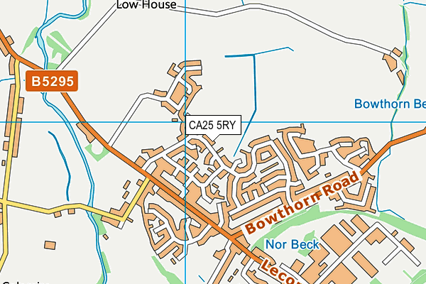 CA25 5RY map - OS VectorMap District (Ordnance Survey)