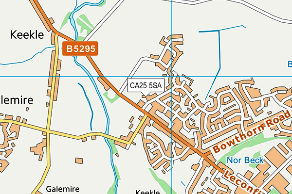 CA25 5SA map - OS VectorMap District (Ordnance Survey)