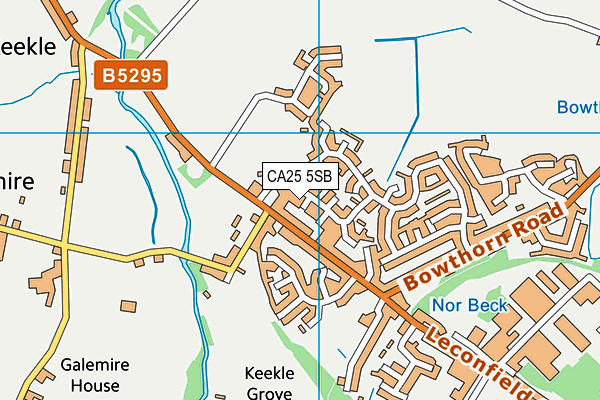 CA25 5SB map - OS VectorMap District (Ordnance Survey)