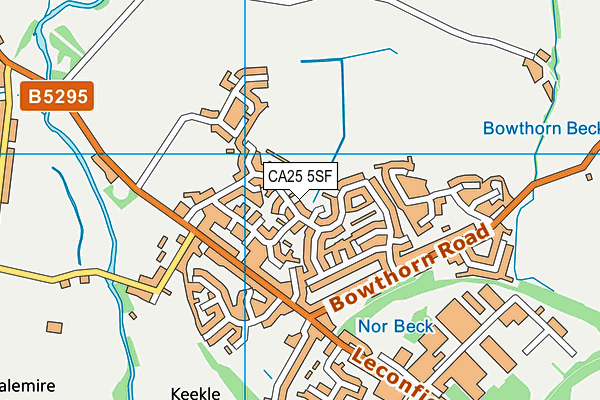 CA25 5SF map - OS VectorMap District (Ordnance Survey)