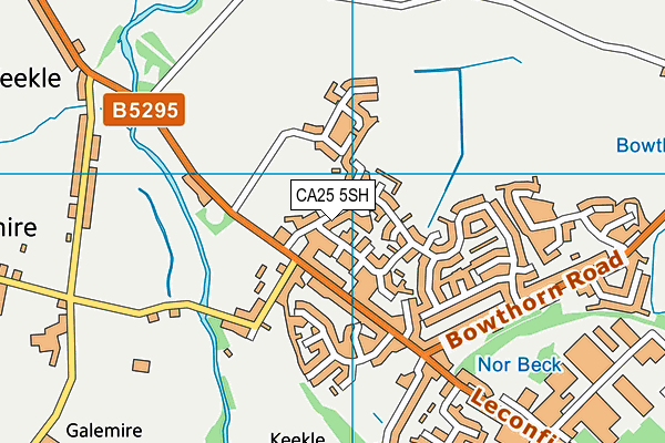 CA25 5SH map - OS VectorMap District (Ordnance Survey)