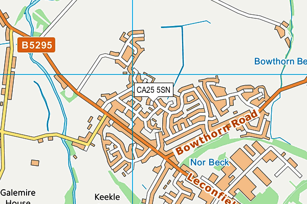 CA25 5SN map - OS VectorMap District (Ordnance Survey)