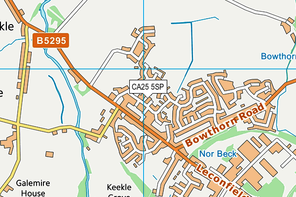 CA25 5SP map - OS VectorMap District (Ordnance Survey)