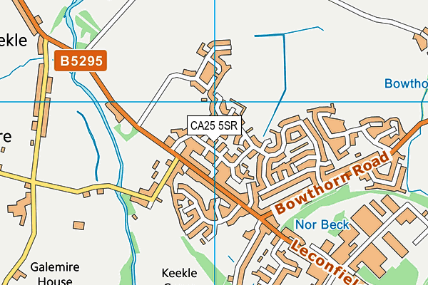 CA25 5SR map - OS VectorMap District (Ordnance Survey)