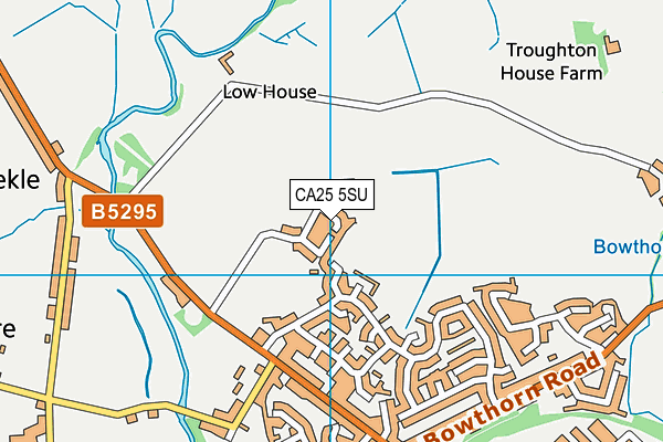 CA25 5SU map - OS VectorMap District (Ordnance Survey)