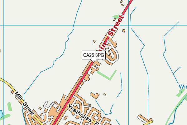 CA26 3PG map - OS VectorMap District (Ordnance Survey)