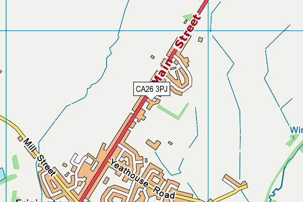 CA26 3PJ map - OS VectorMap District (Ordnance Survey)