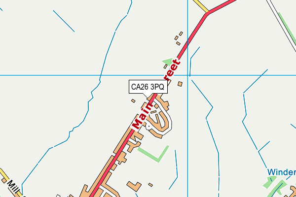 CA26 3PQ map - OS VectorMap District (Ordnance Survey)