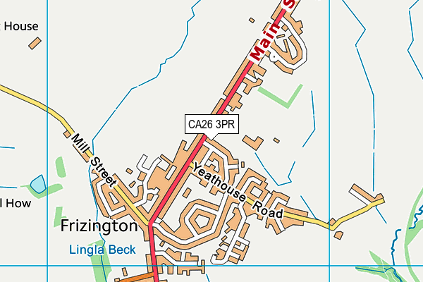 CA26 3PR map - OS VectorMap District (Ordnance Survey)