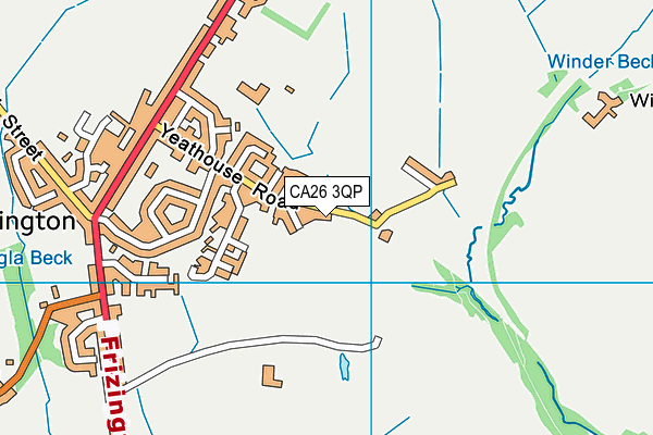 CA26 3QP map - OS VectorMap District (Ordnance Survey)