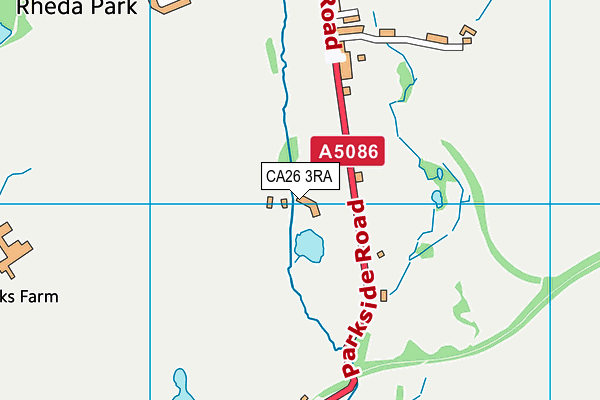 CA26 3RA map - OS VectorMap District (Ordnance Survey)