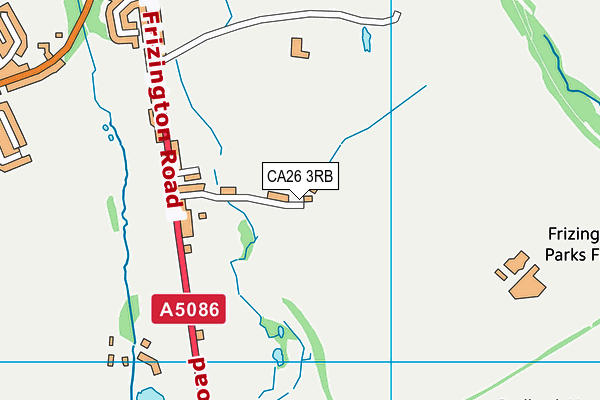 CA26 3RB map - OS VectorMap District (Ordnance Survey)