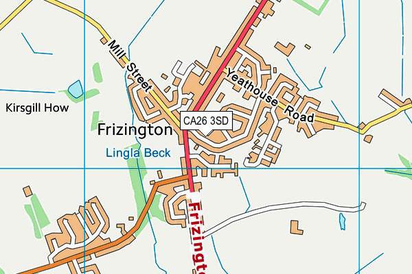 CA26 3SD map - OS VectorMap District (Ordnance Survey)