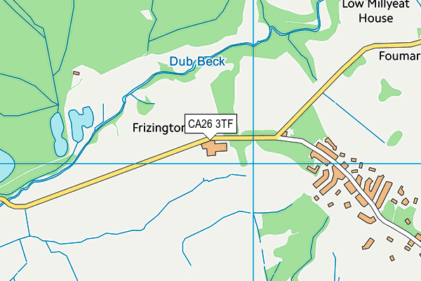 CA26 3TF map - OS VectorMap District (Ordnance Survey)