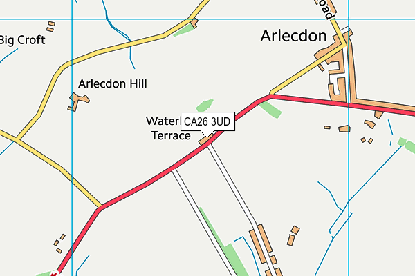 CA26 3UD map - OS VectorMap District (Ordnance Survey)