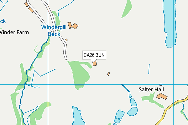 CA26 3UN map - OS VectorMap District (Ordnance Survey)