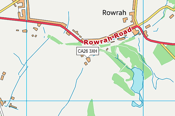 CA26 3XH map - OS VectorMap District (Ordnance Survey)