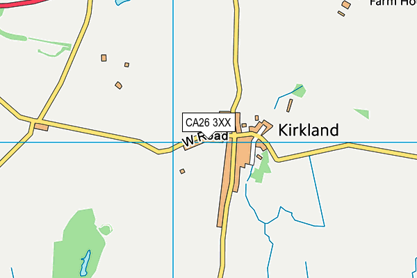 CA26 3XX map - OS VectorMap District (Ordnance Survey)